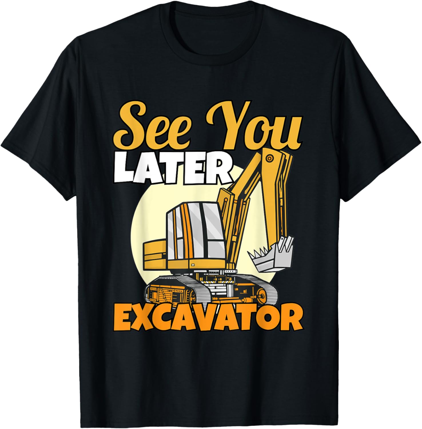

Футболка с изображением экскаватора Excavator Gifts And Construction Worker Gifts, черный