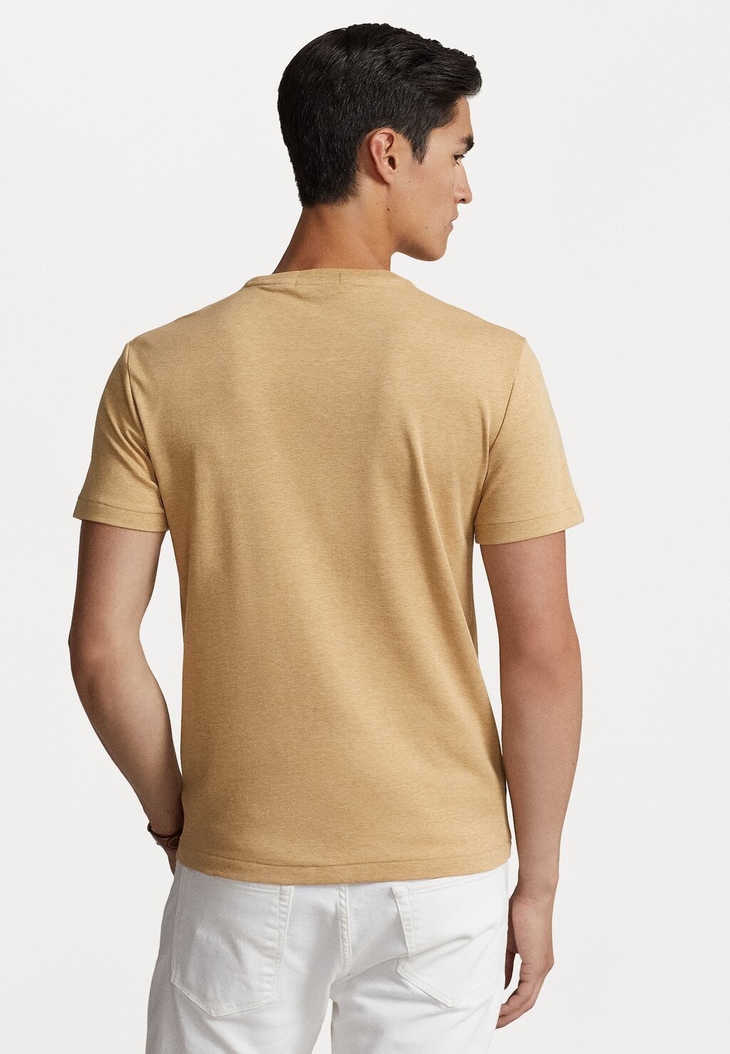 Базовая футболка КОРОТКИЙ РУКАВ Polo Ralph Lauren, классический вересковый оттенок — фото 3