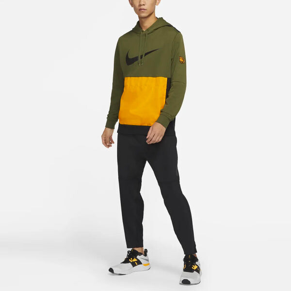 Толстовка Men's Nike Colorblock Casual Logo Green, зеленый — фото 3