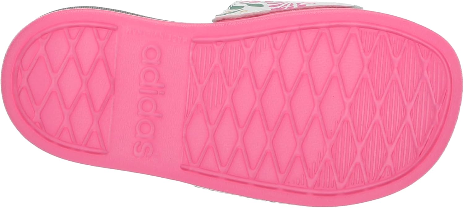 Детские сланцы adidas Adilette Comfort (унисекс), розовый/кремовый — фото 4