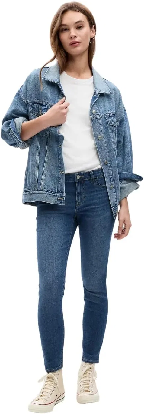 Джинсы зауженные GAP, Dark Indigo