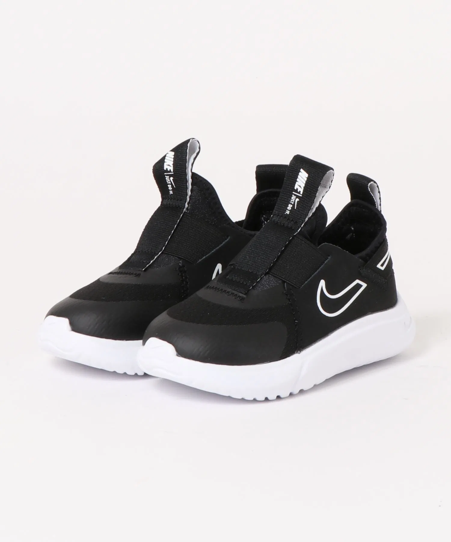 Детские кроссовки NIKE Flex Plus чёрно-белые