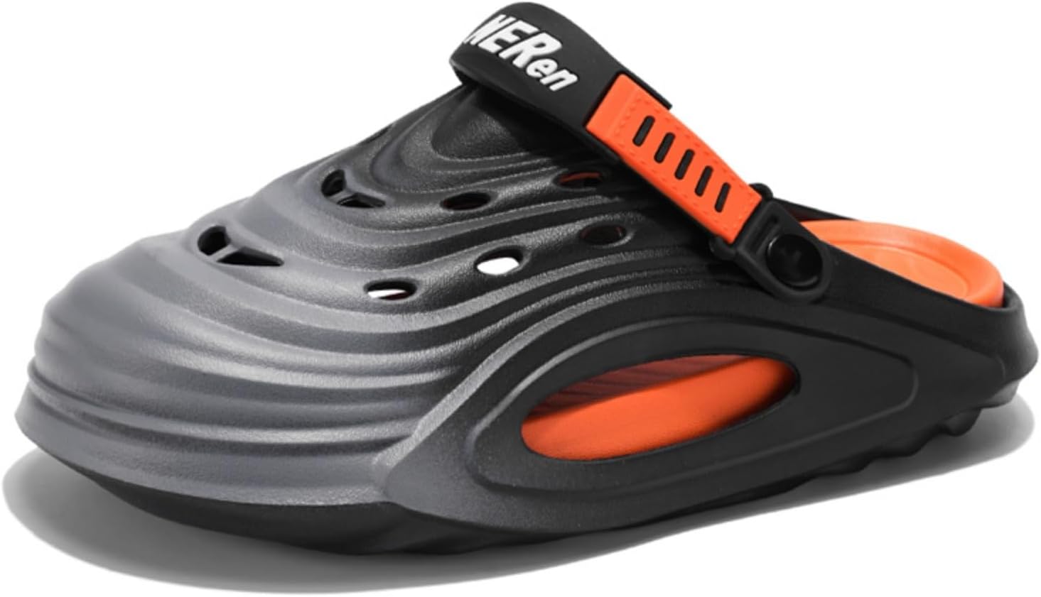 

Модные удобные сабо на платформе для мужчин, изготовленные из материала EVA, высота 4 см - увеличивающие рост, тапочки Cloud, повседневные шлепанцы, пляжная обувь, стильные сандалии, градиентный цвет Khwfjas, черный