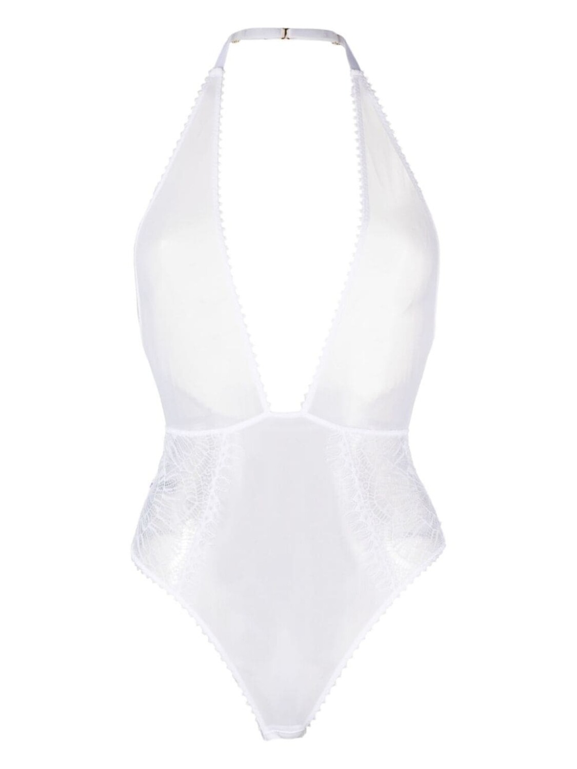 

Maison Close боди Accroche Cœur, белый
