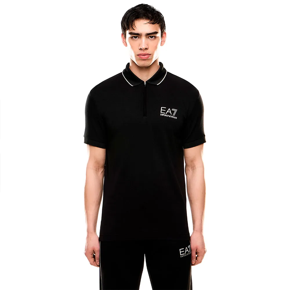 

Поло с коротким рукавом EA7 EMPORIO ARMANI Train Gold Label, черный