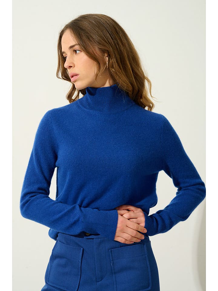 

Кашемировый пуловер AUTHENTIC CASHMERE, темно-синий