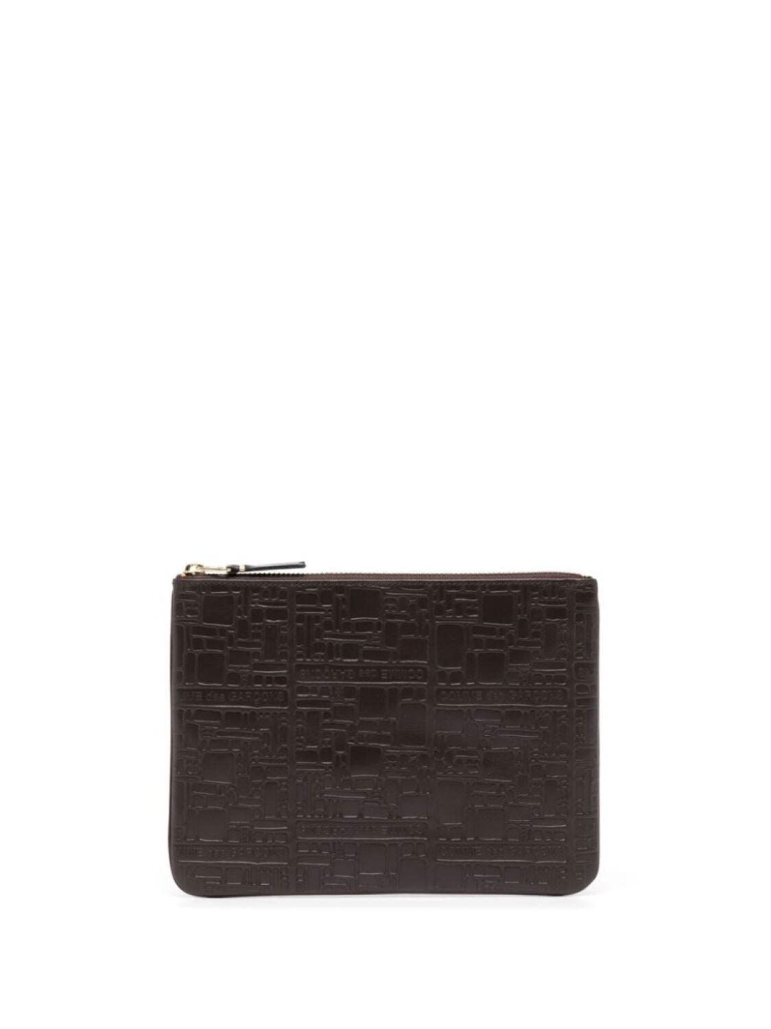 

Comme Des Garçons Wallet кошелек с тисненым логотипом, коричневый