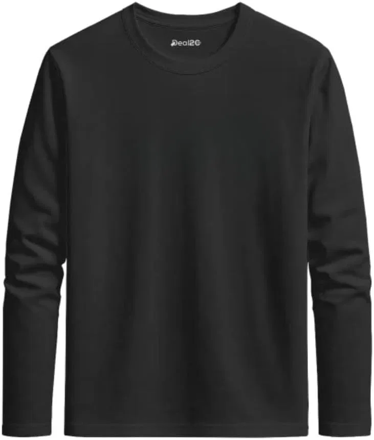 Футболка с длинным рукавом, Generic, набор из 3 шт, Black, Navy Blue, Maroon — фото 2