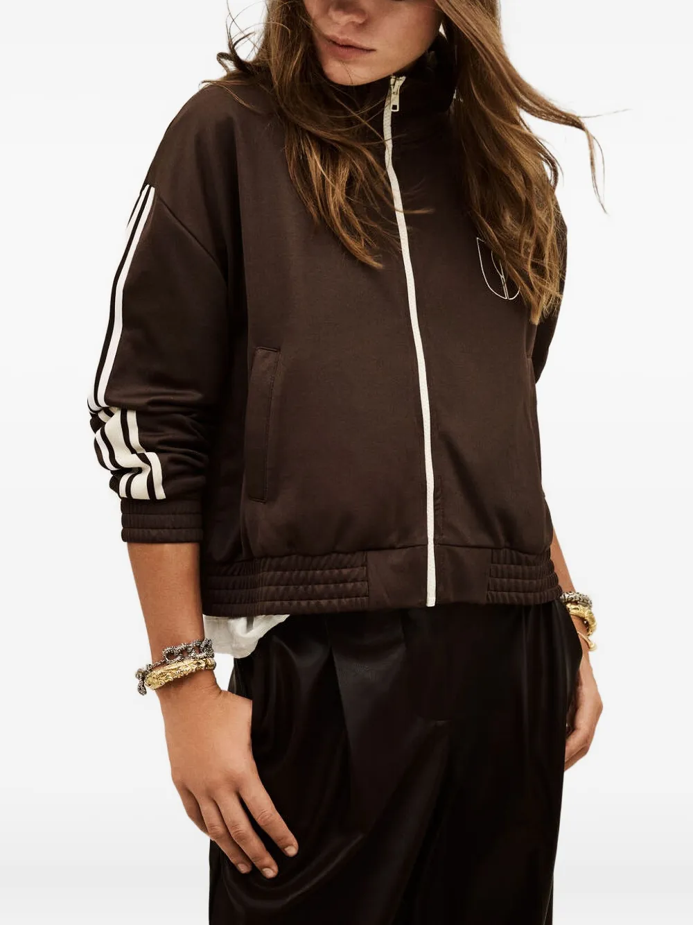 

Свитшот в полоску Jimi Ba&Sh, коричневый