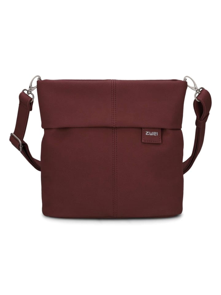 

Сумка через плечо Mademoiselle.M 25 см рубинового цвета Zwei