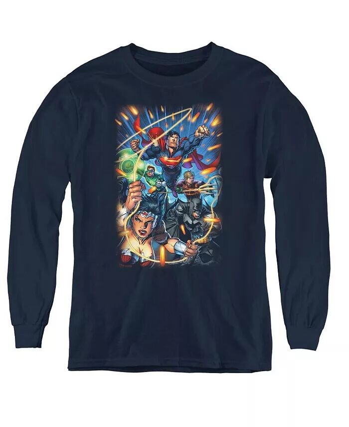 

Толстовка Boys of America Youth Under Attack Justice League, синий