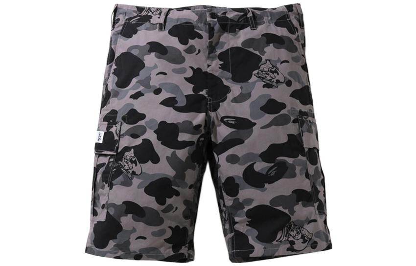 

Повседневные шорты мужские серые A Bathing Ape, серый