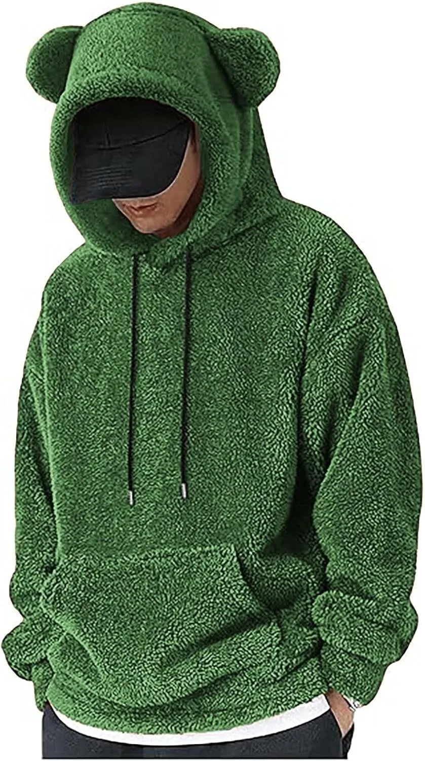

Толстовка с капюшоном Fuzzy Fleece с ушками мишки