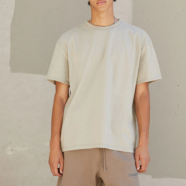 Футболка fw21 logo tee 'pistachio' Fear Of God Essentials, зеленый — фото 4