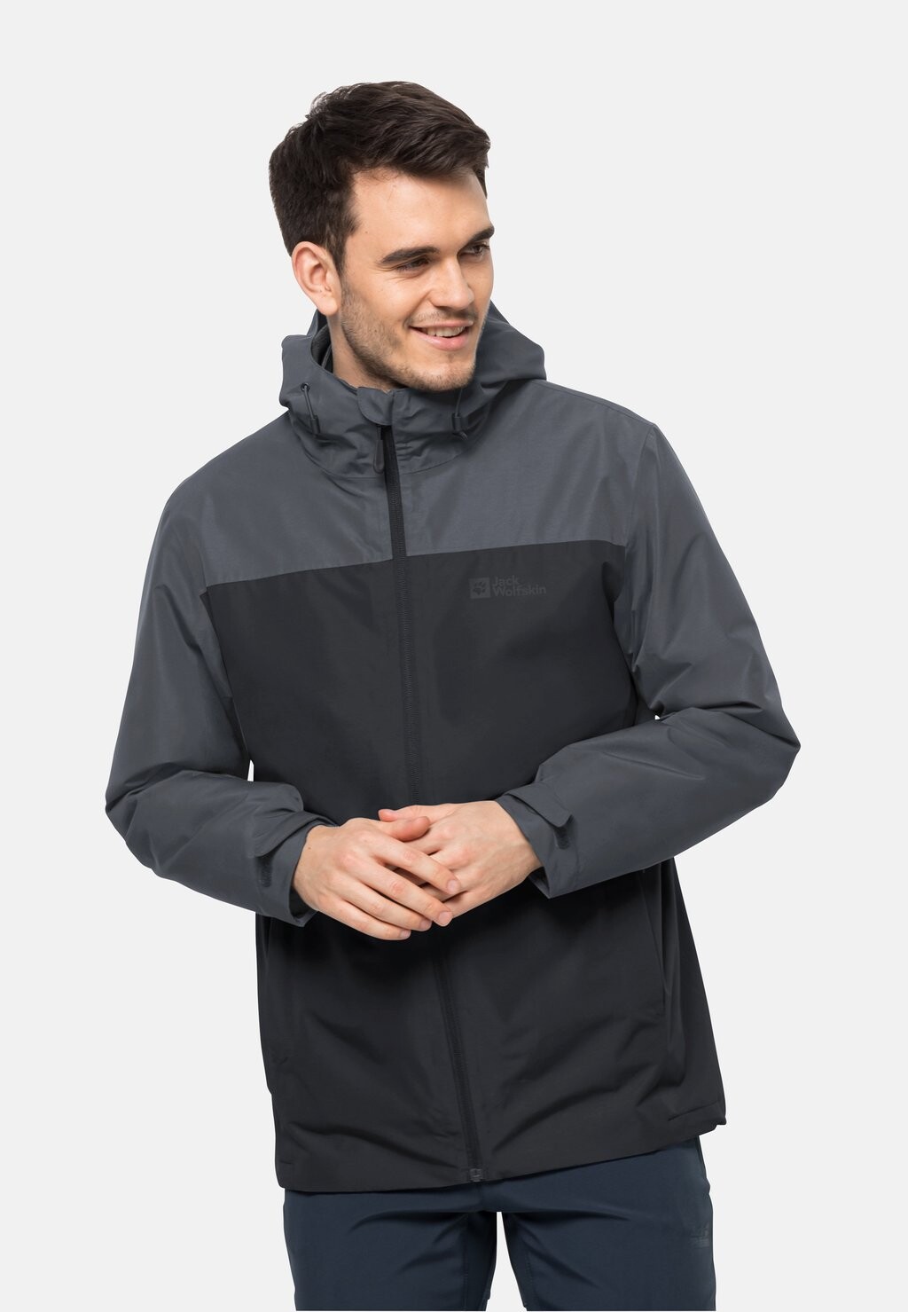 

Куртка тренировочная TAUBENBERG 3IN1 Jack Wolfskin, цвет phantom