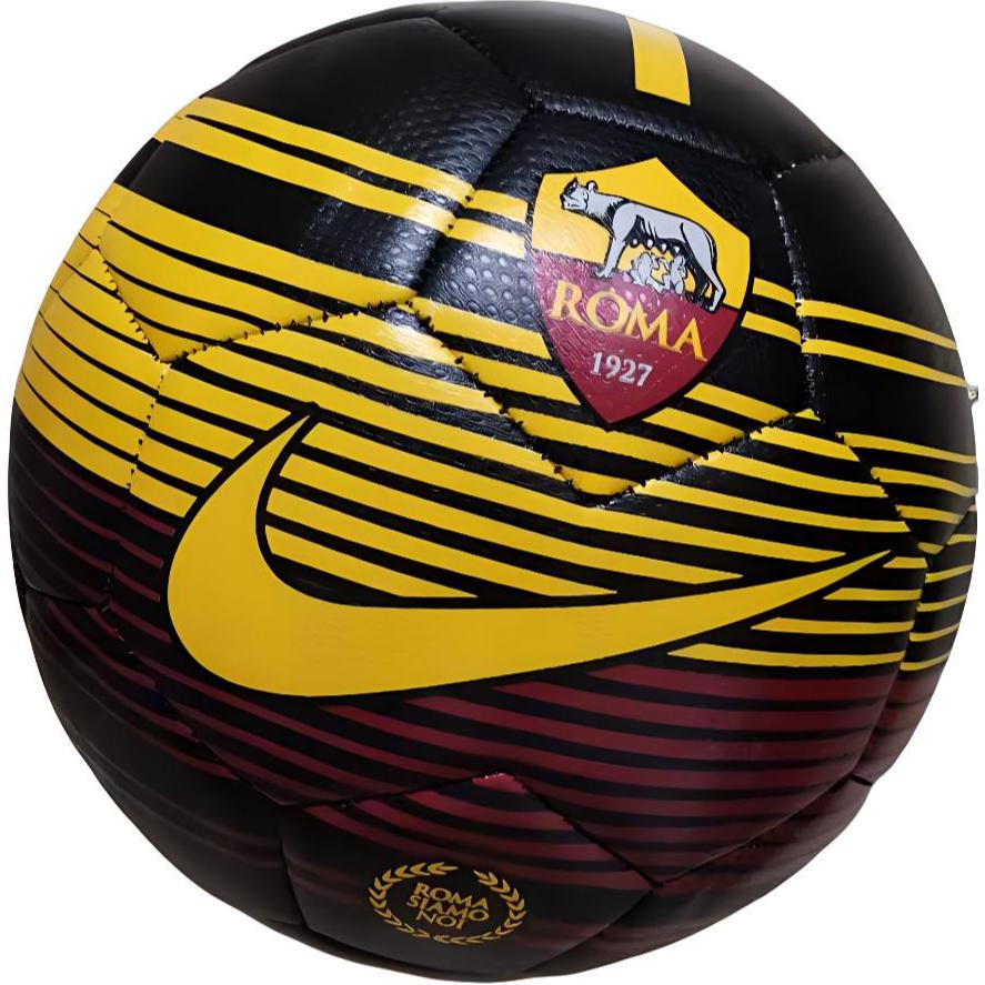 

Nike Футбольный мяч мужской размер 5, машинная строчка, черно-желтый