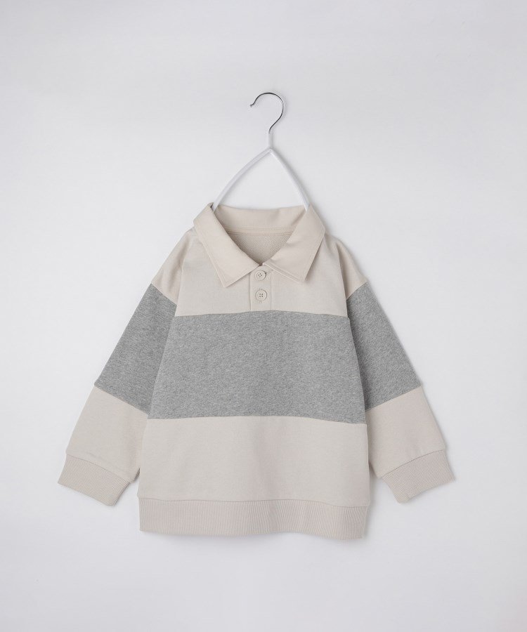 Двухцветный флисовый пуловер для регби THE SHOP TK, Ivory(504)