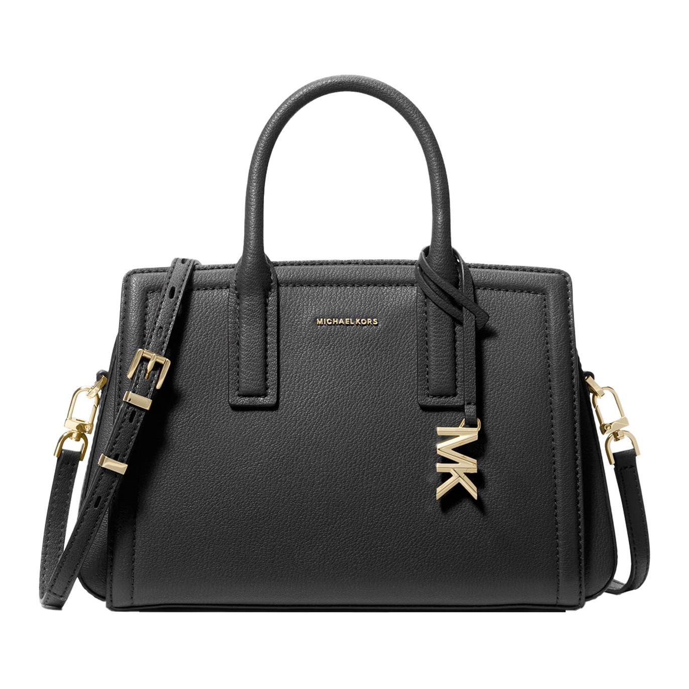 

MICHAEL KORS Кожаная сумка тоут Шоппер Сумка через плечо Кроссбоди Маленькая женская сумка черная