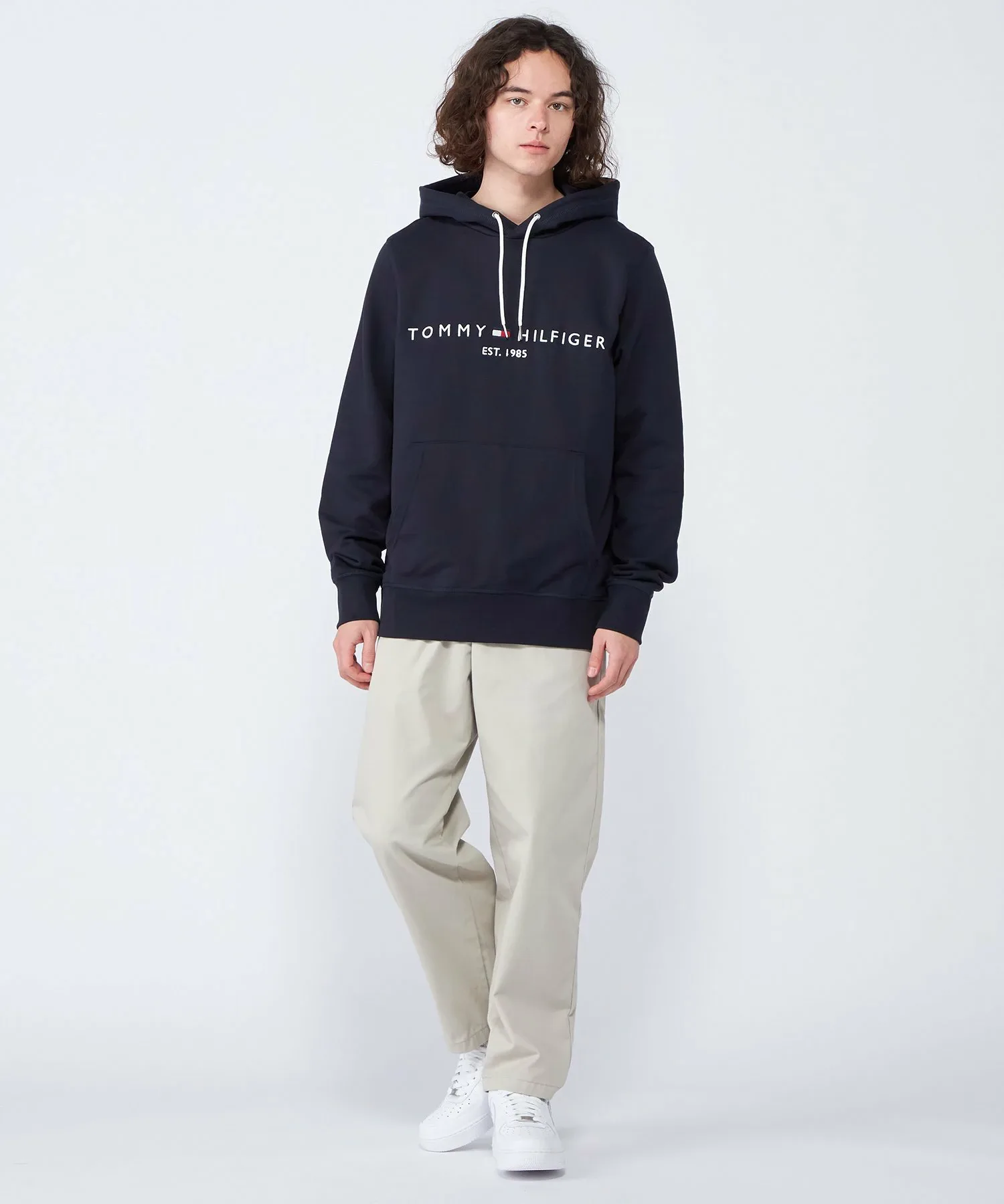 Толстовка с вышитым логотипом TOMMY HILFIGER, Navy DW5 — фото 2