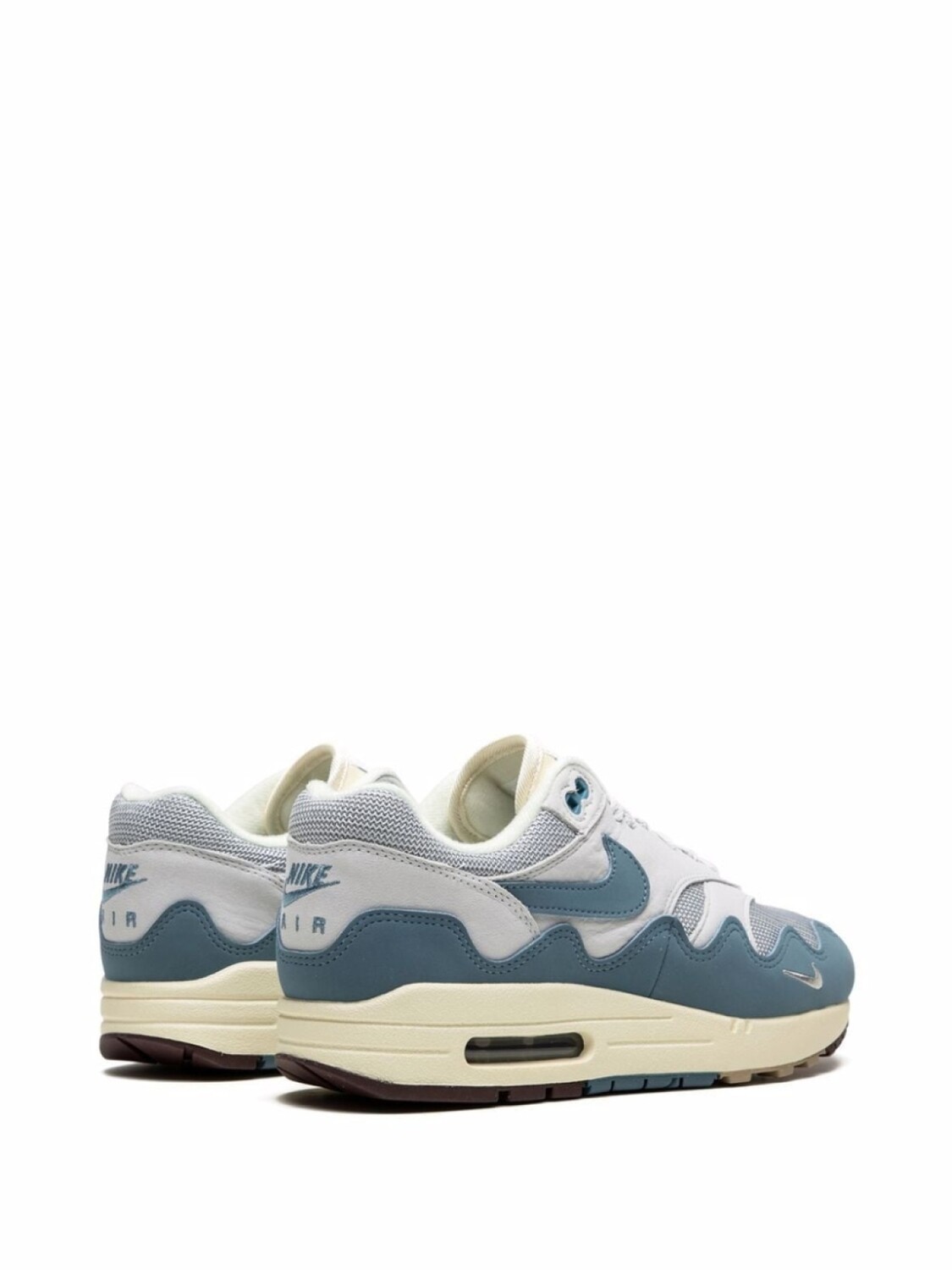 Nike кроссовки Air Max 1 Aqua Noise из коллаборации с Patta, серебристый — фото 2