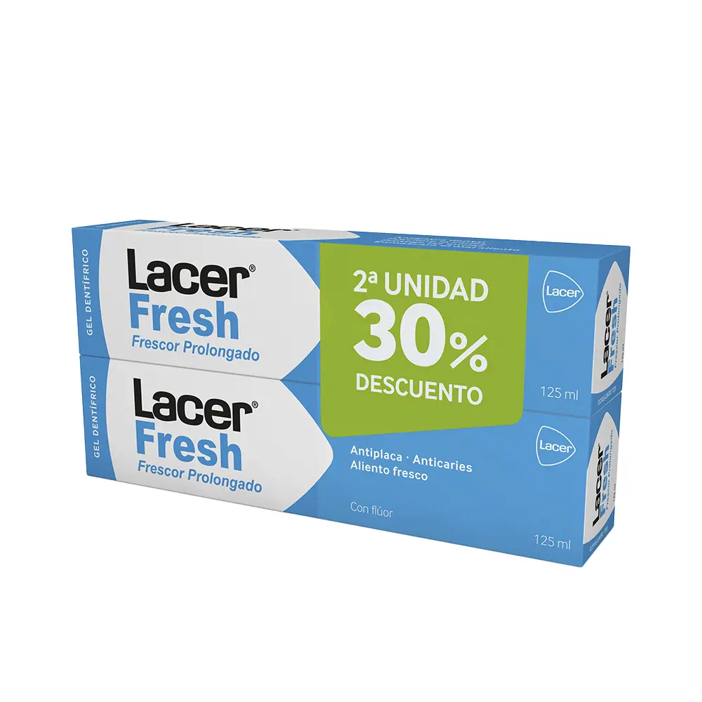 

Зубная паста Lacerfresh gel dentífrico pack Lacer, 2 x 125 мл.