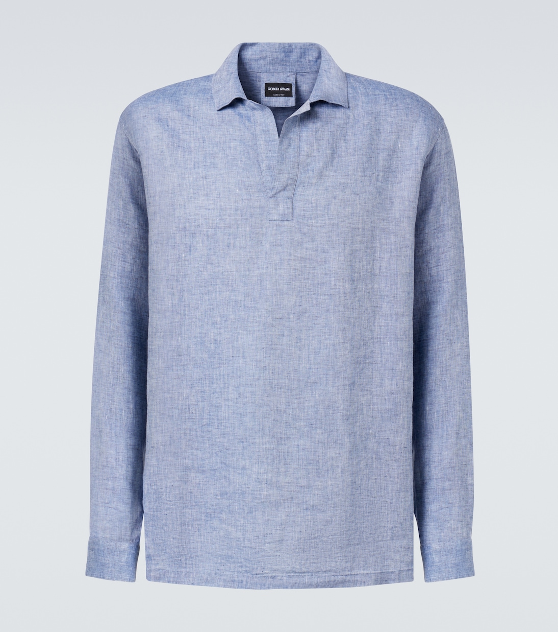 

Льняная поло Giorgio Armani, Dutch Blue