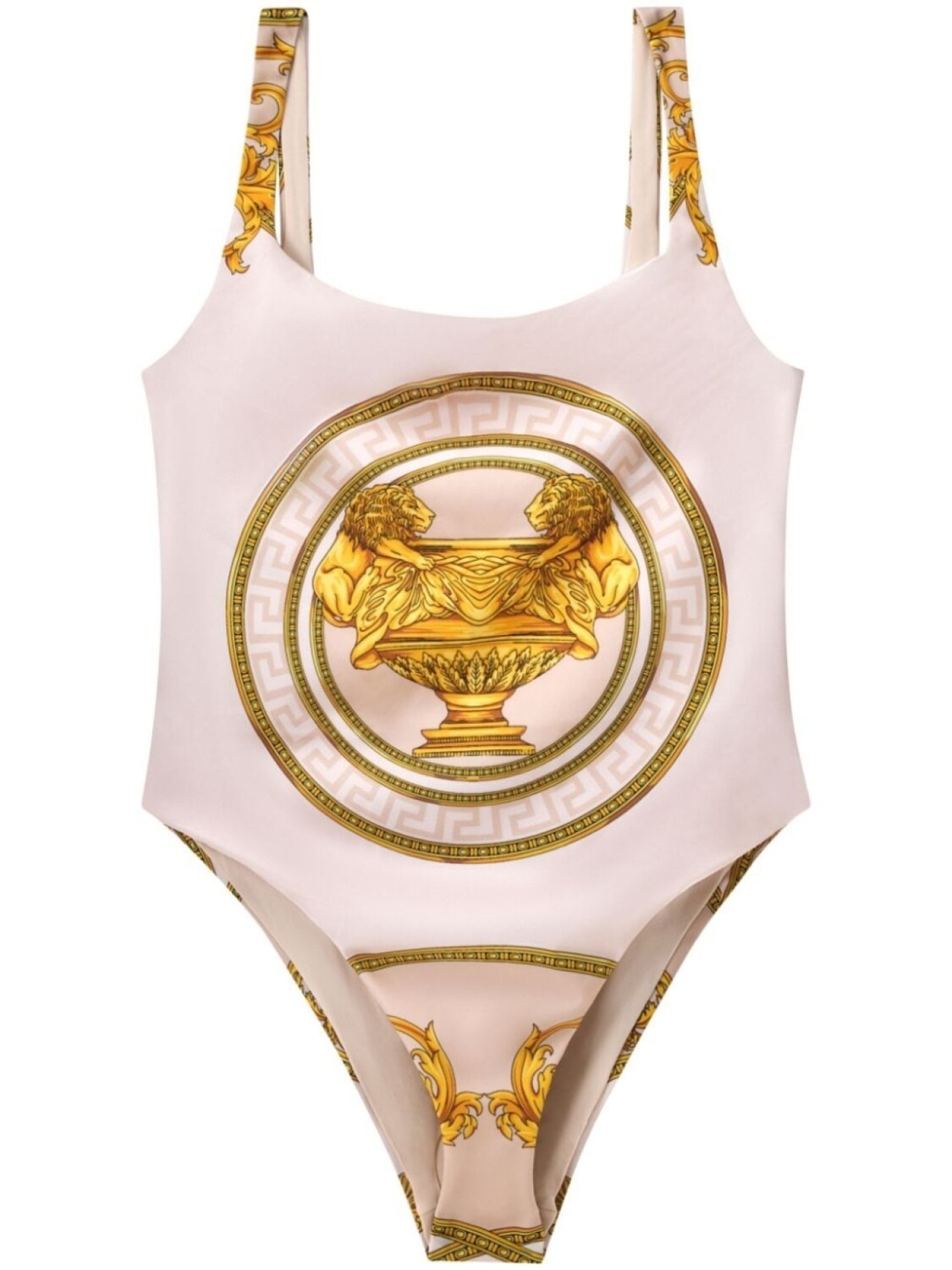 

Versace купальник с узором барокко, нейтральный цвет