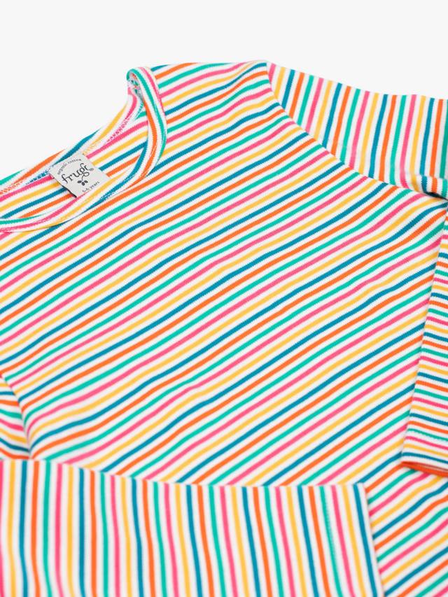 Детская кофта Lucia с длинными рукавами из хлопка Frugi, Multi Stripe — фото 3