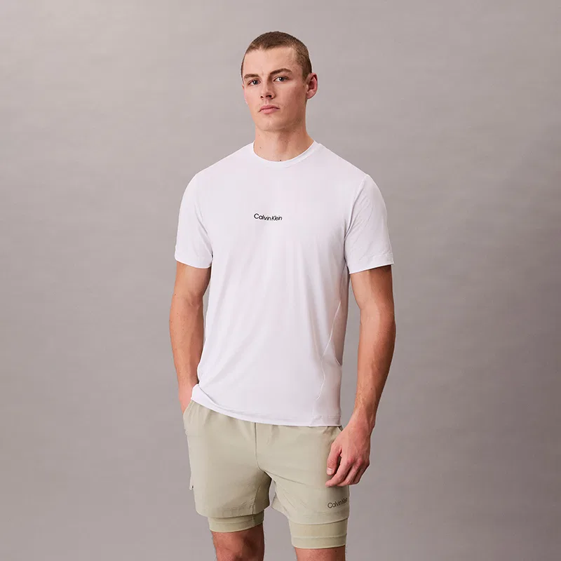 Футболка Calvin Klein Crew Neck Moon White — фото 4