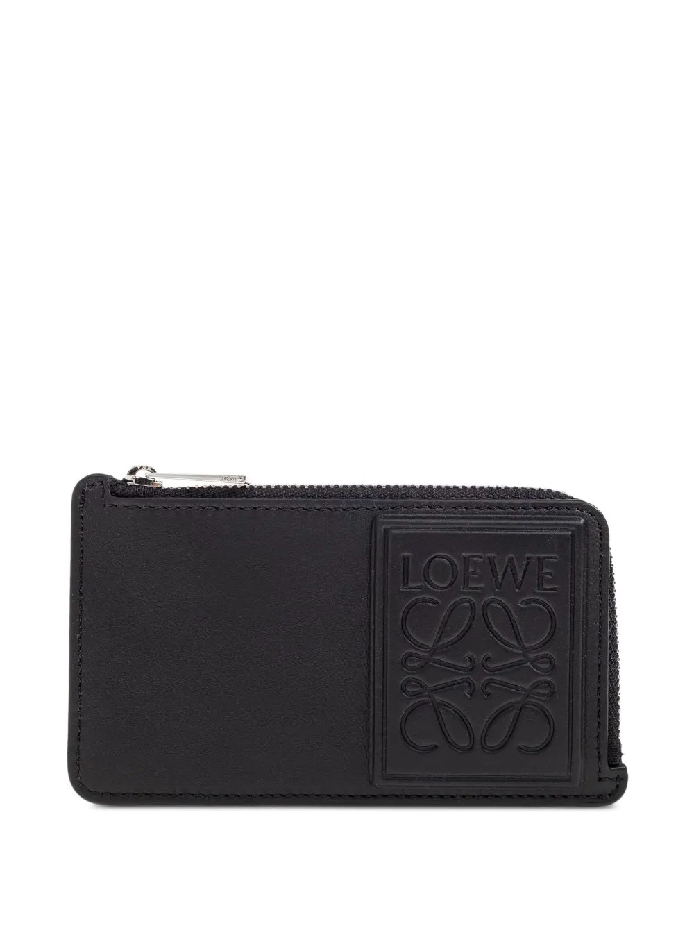 

Кошелек на молнии с тисненым логотипом LOEWE, черный