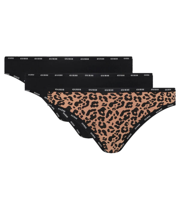 

Трусы женские Guess Underwear с принтом 3 шт, черный