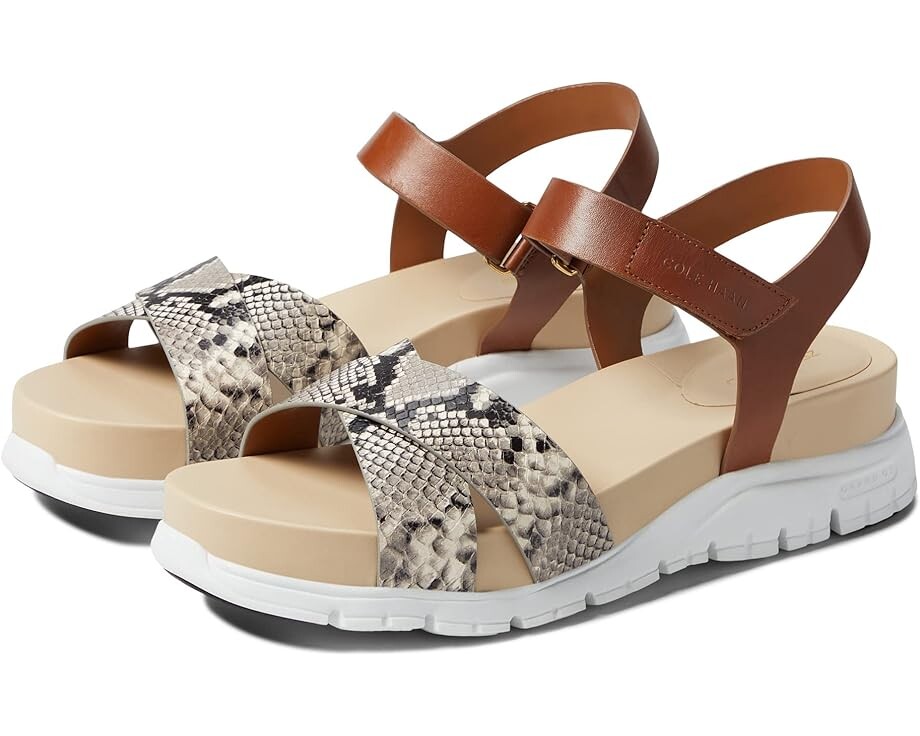 

Туфли Cole Haan Zerogrand Crisscross Sandal, цвет Soho Snake