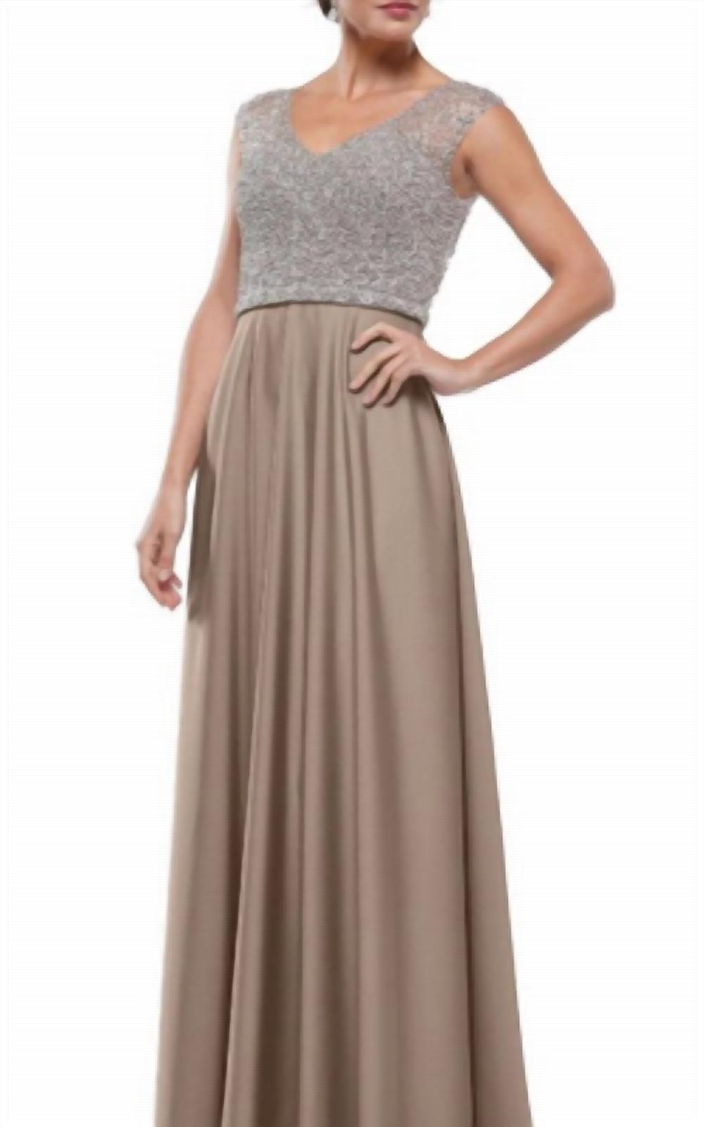 

Бусированный лиф платье трапеция в цвете розовато-лиловый Marsoni by Colors