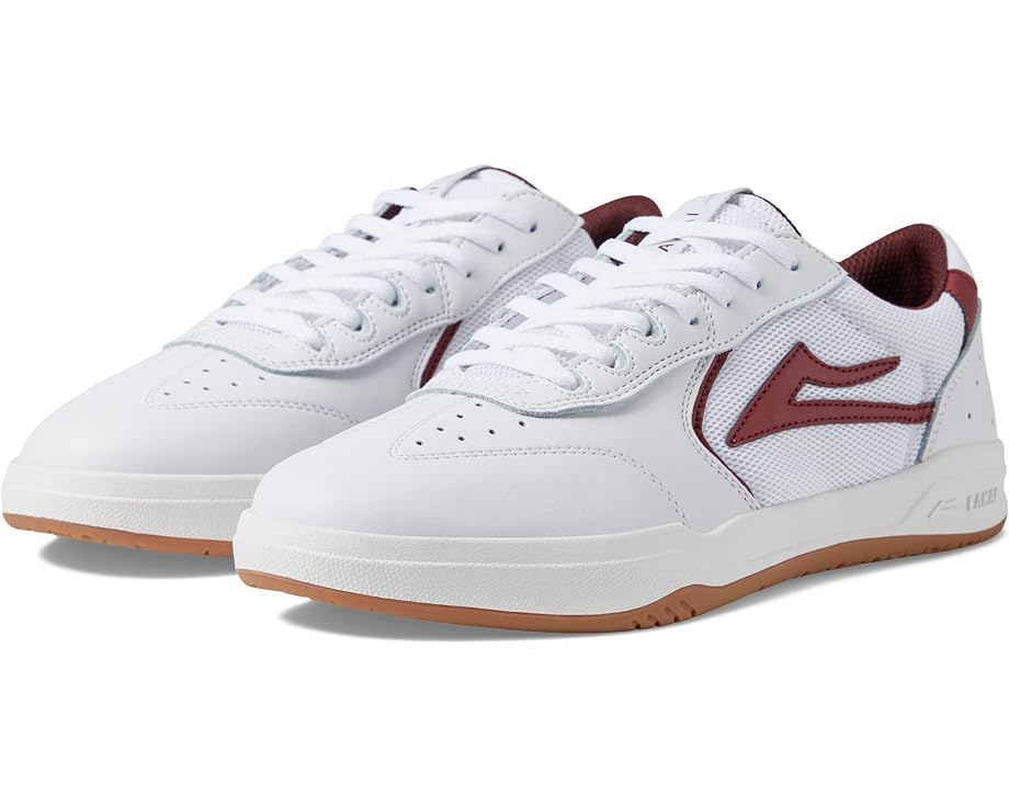 

Кроссовки Lakai Atlantic, цвет White/Burgundy Leather