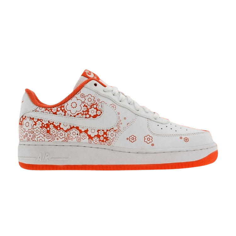 Кроссовки Nike Wmns Air Force 1 Premium '07 'Bright Coral', белый