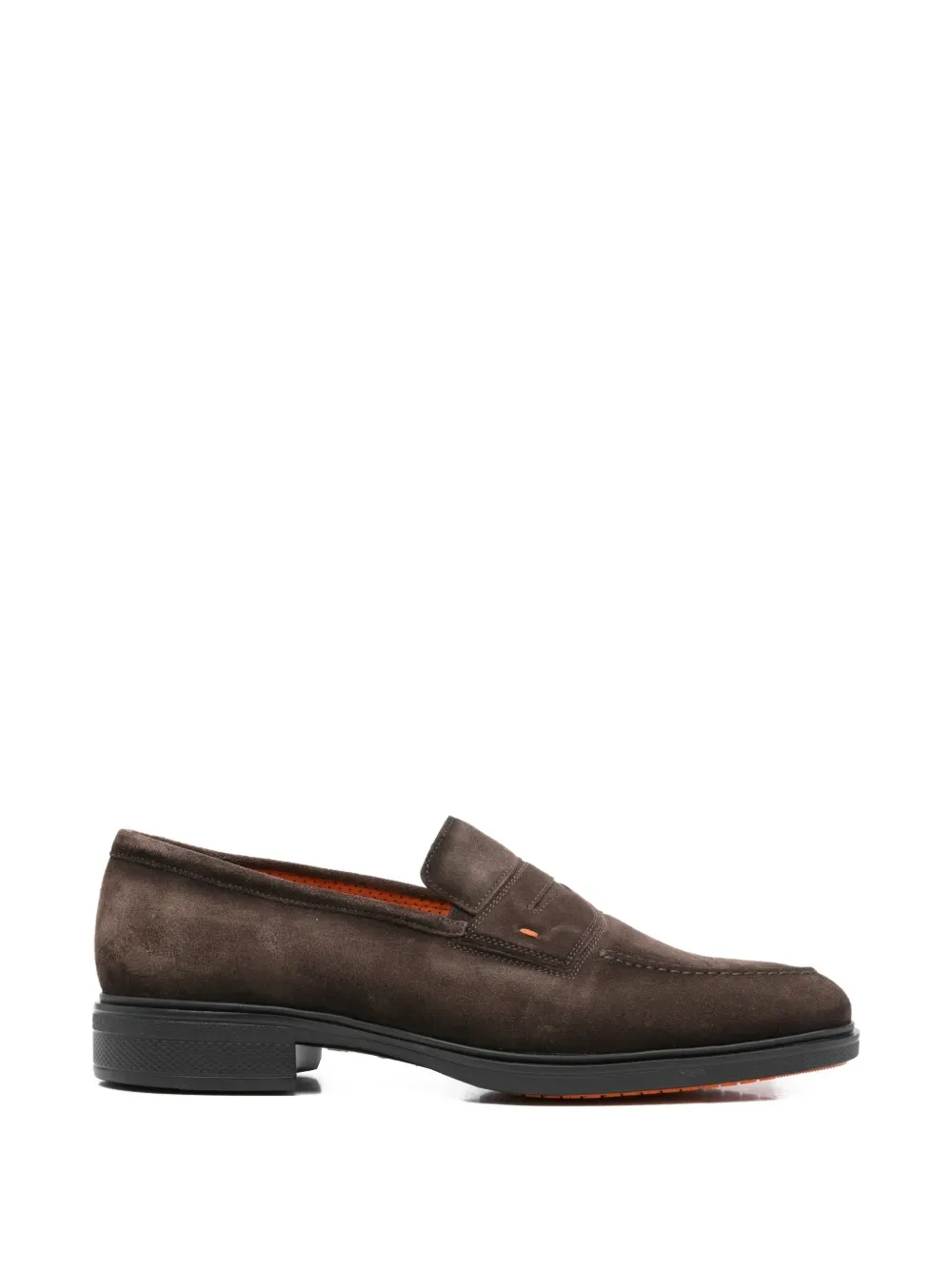 Легкие лоферы Santoni, коричневый
