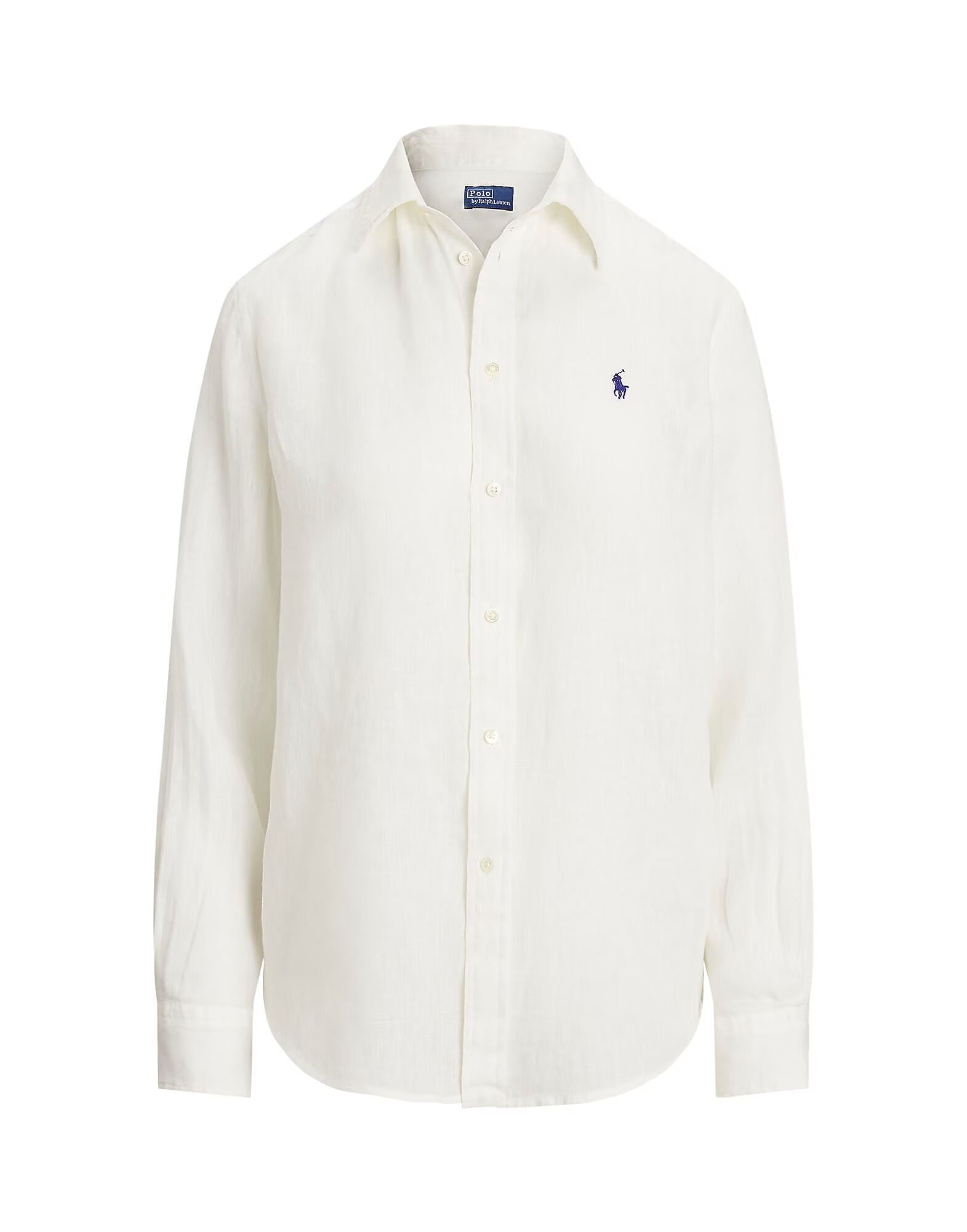 

Рубашка Classic Fit Linen Shirt Polo Ralph Lauren, белый