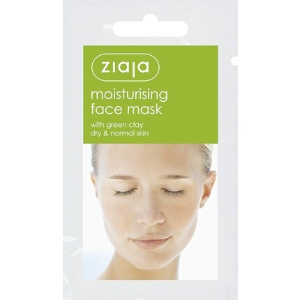 

Увлажняющая маска для лица с зеленой глиной 7мл, Ziaja