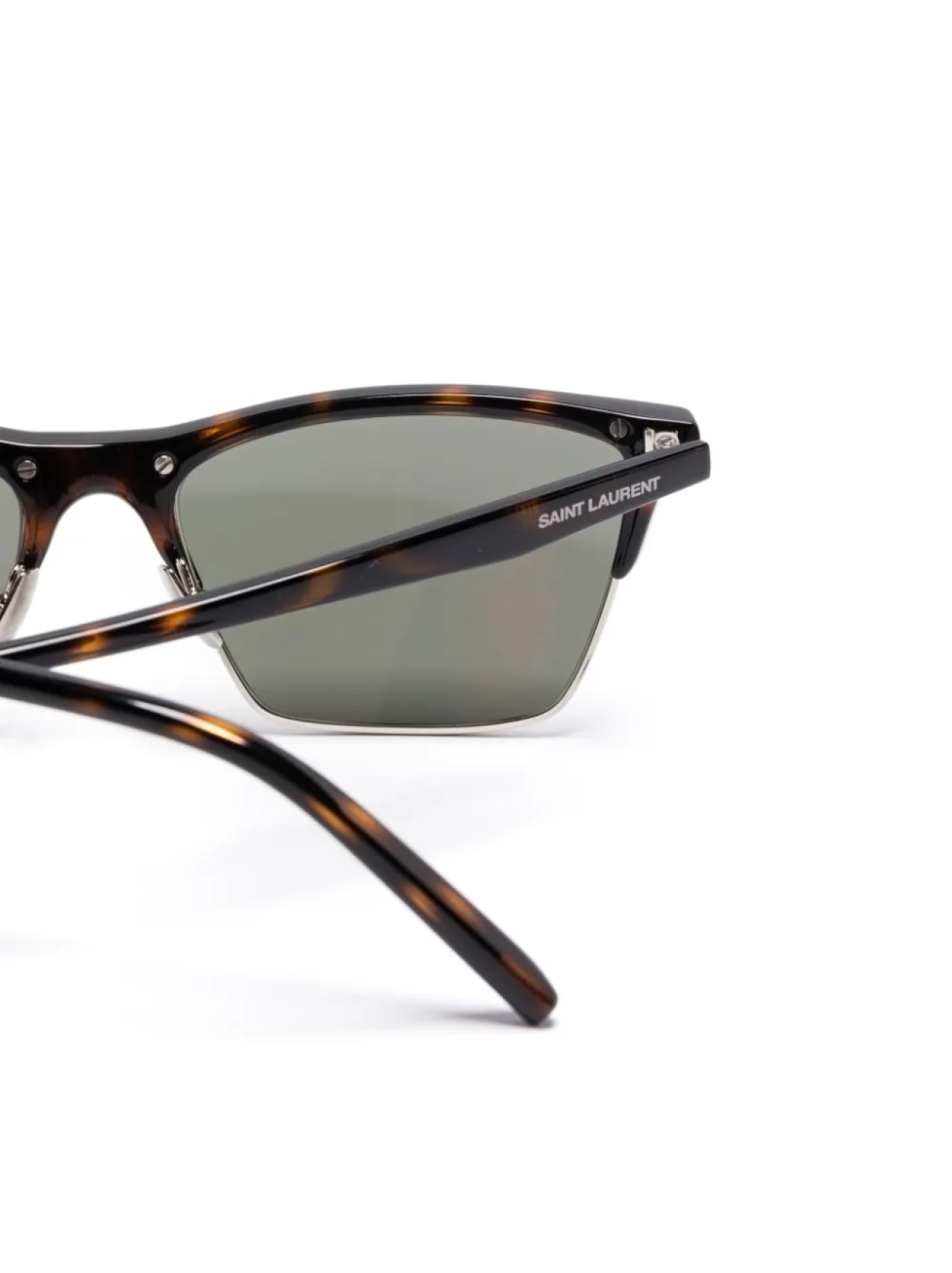 Солнцезащитные очки SL 767 Saint Laurent Eyewear, коричневый — фото 3