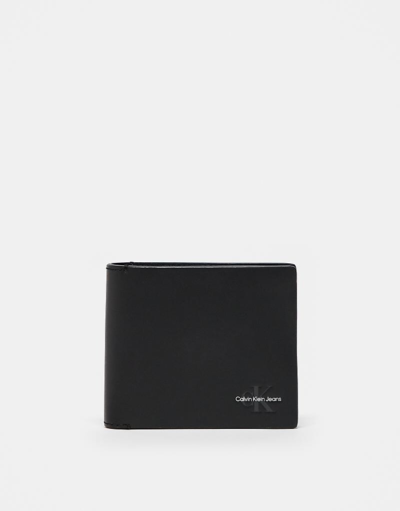 

Черный кошелек с монограммой Calvin Klein Jeans