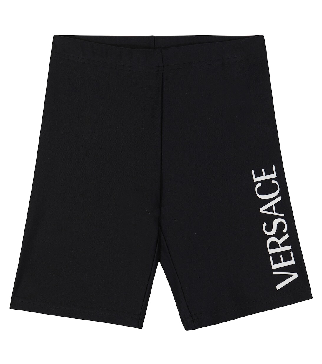 

Байкерские шорты с логотипом Versace, черный