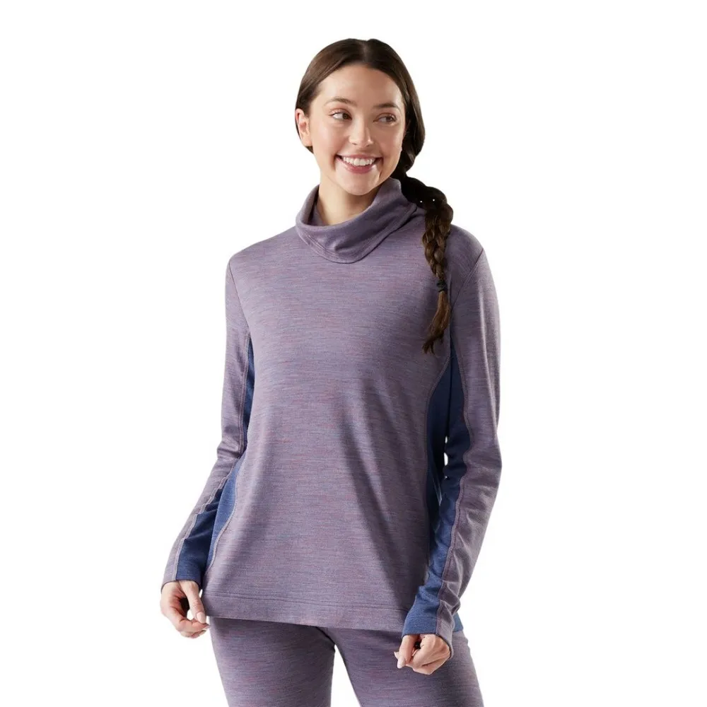 

Базовый слой с длинным рукавом Smartwool Classic Thermal Merino Mock Neck, фиолетовый
