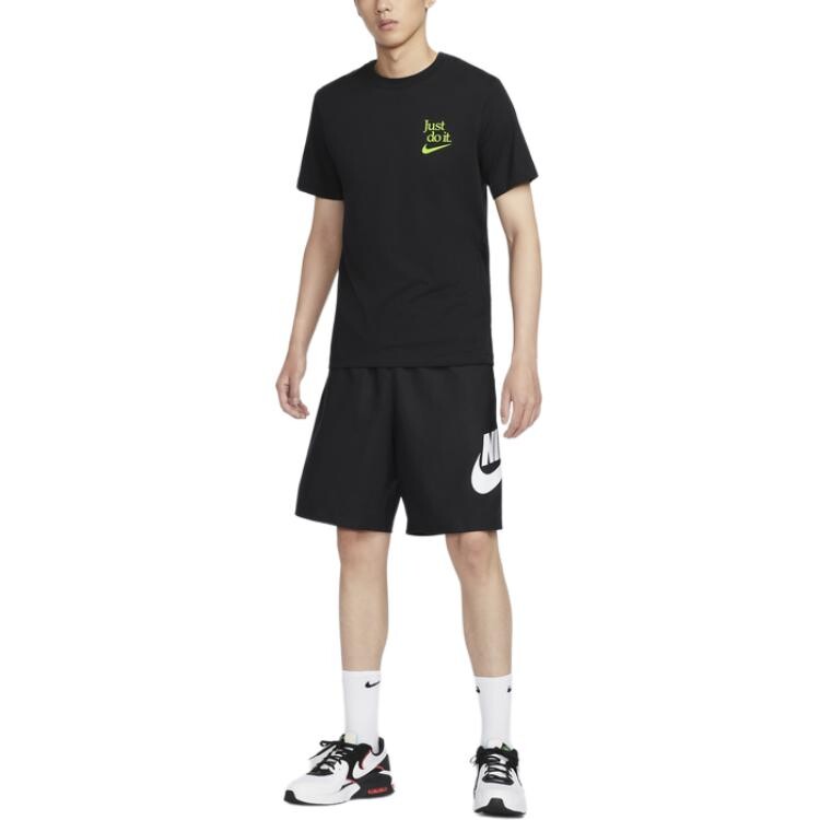 Спортивная футболка мужская черная Nike, черный — фото 2