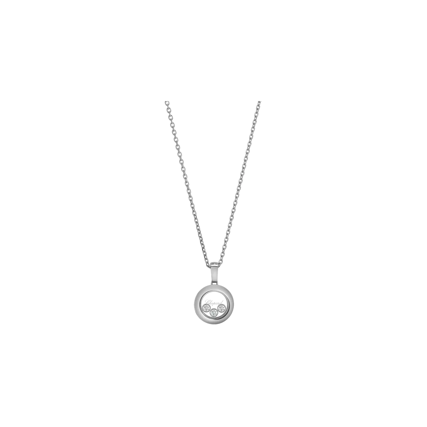 

Подвеска Chopard Happy diamonds icons с белым золотом и бриллиантами