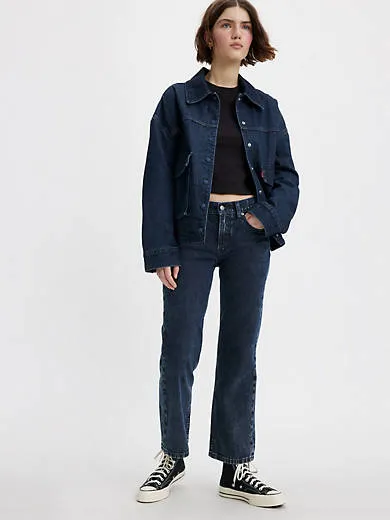 

Джинсы средней длины levi's wellthread, цвет Deep Dahlia - Dark Wash