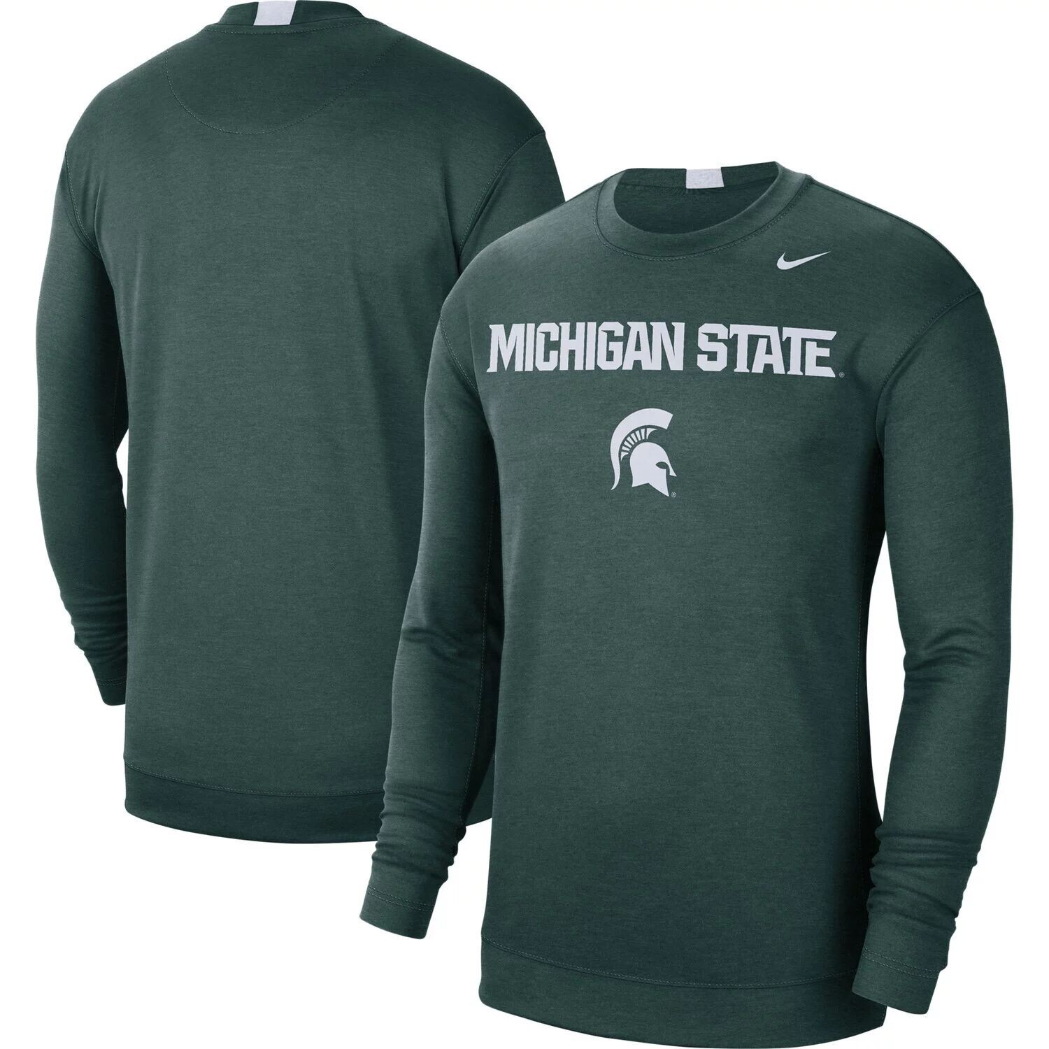 

Мужская зеленая футболка с длинным рукавом Michigan State Spartans 2021/22 Basketball Team Spotlight Performance Nike, Зеленый, Мужская зеленая футболка с длинным рукавом Michigan State Spartans 2021/22 Basketball Team Spotlight Performance Nike
