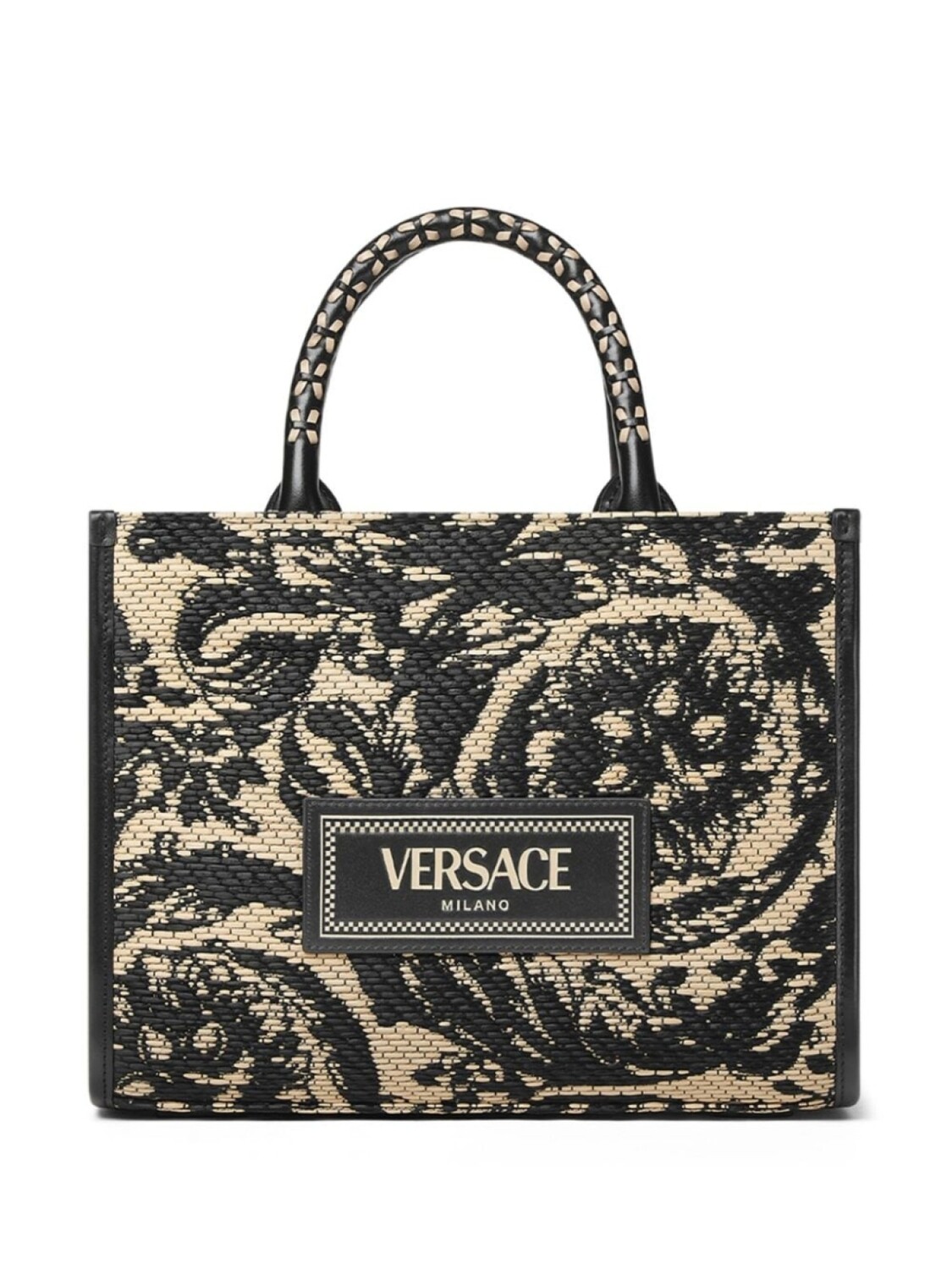 

Сумка-шоппер Versace Barocco Athena, черный