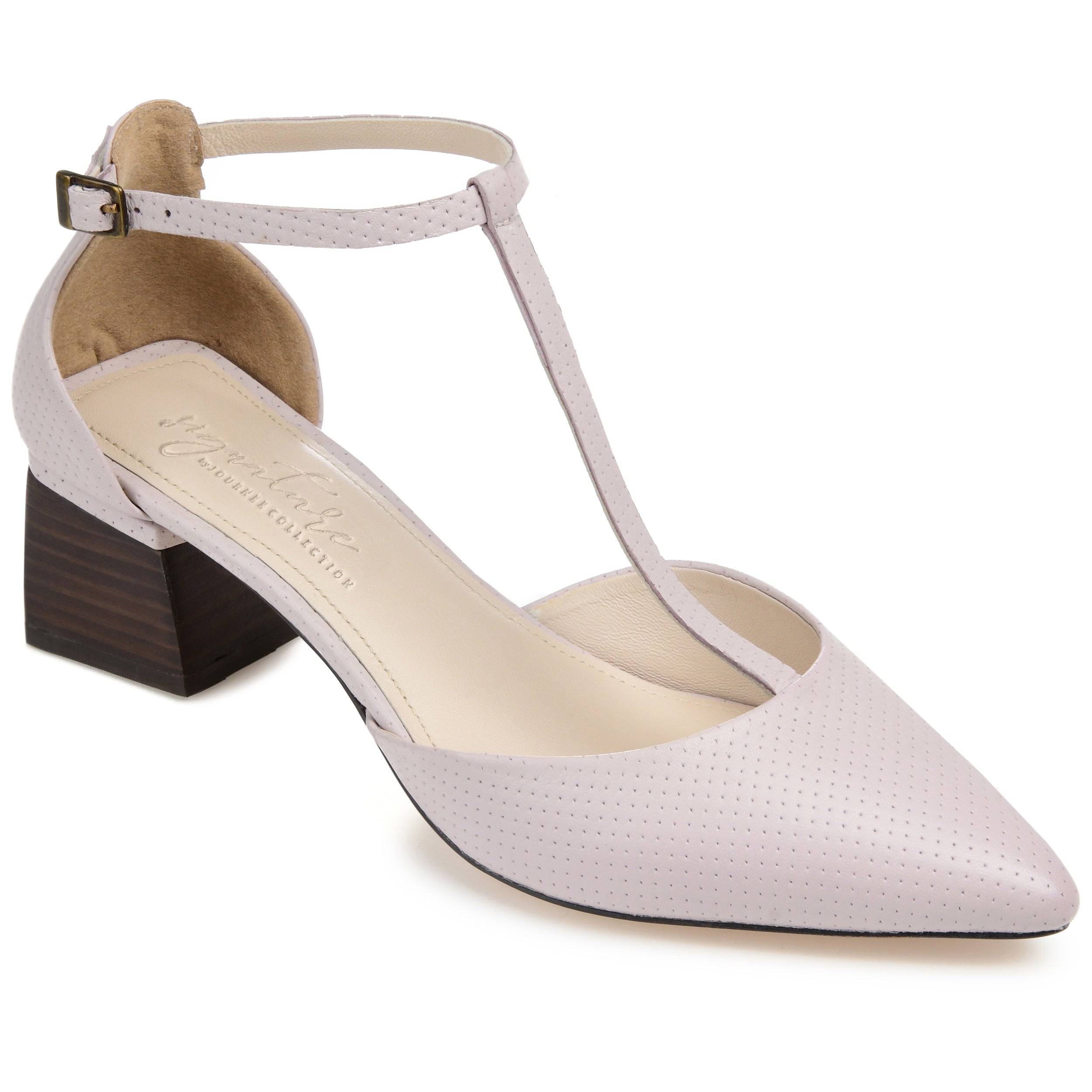 Женские туфли-лодочки Journee Signature из натуральной кожи Tru Comfort Foam Cameela, цвет lilac