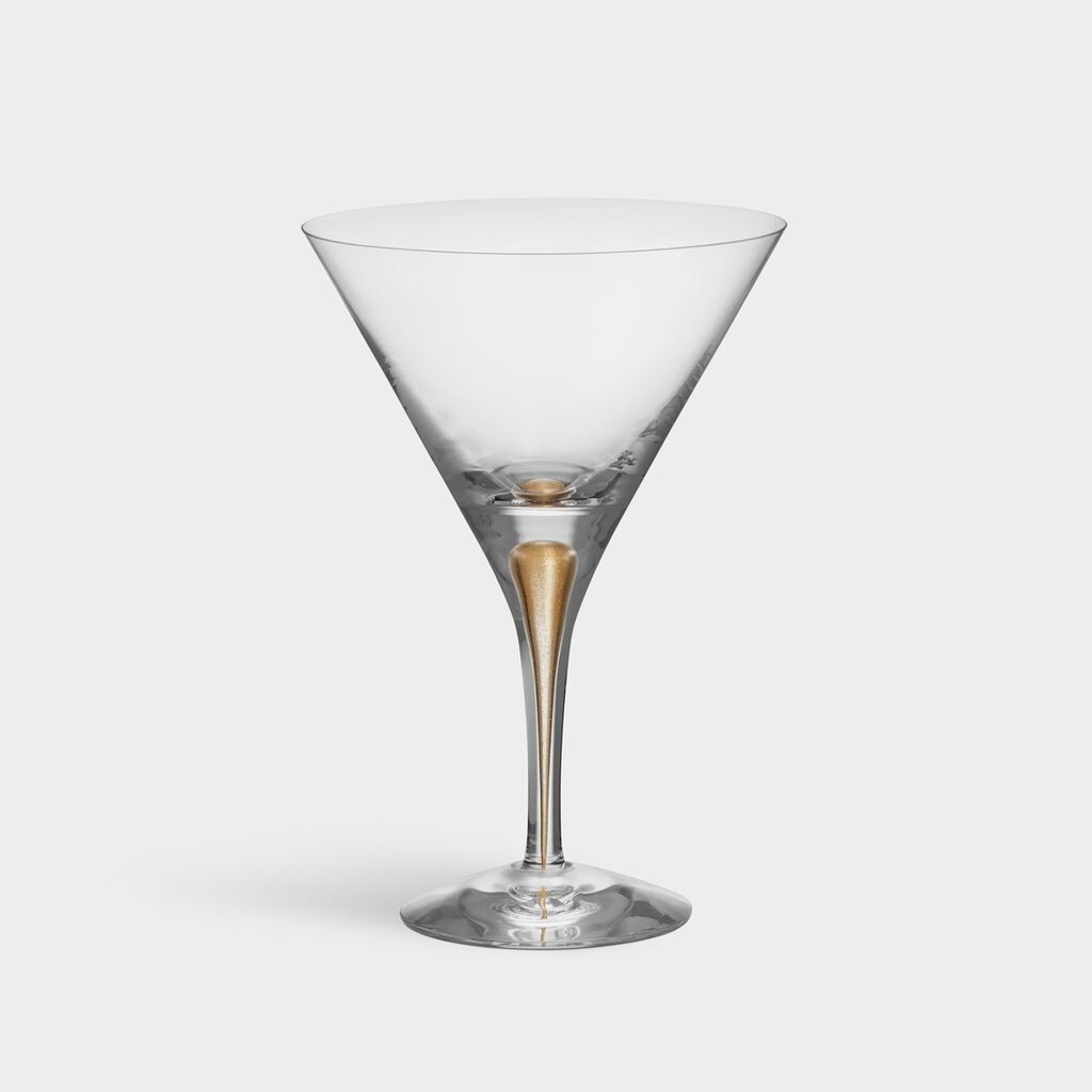 

Orrefors - Бокал Intermezzo Martini золотой 25 мл, набор из 2 шт, прозрачный