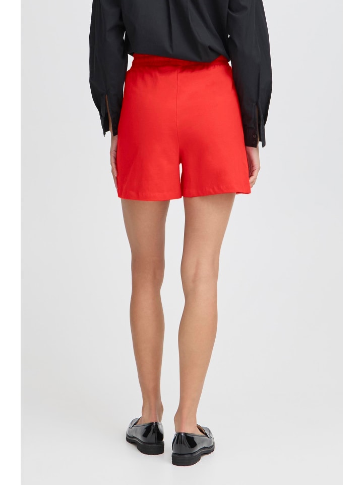 

Шорты BYPANDINNA классического кроя в цвете Flame Scarlet b. young